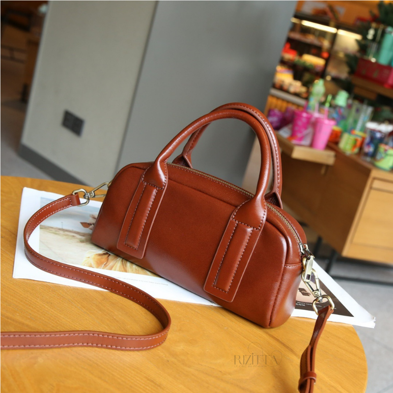 Sac Baguette KWICK — Cuir de Vachette Souple & Intemporel