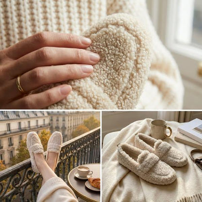 Mocassins "Douceur de Paris" – L'Élégance Cocooning.