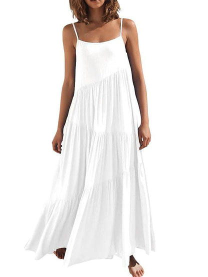 Robe Longue Fluide Asymétrique Sérénité