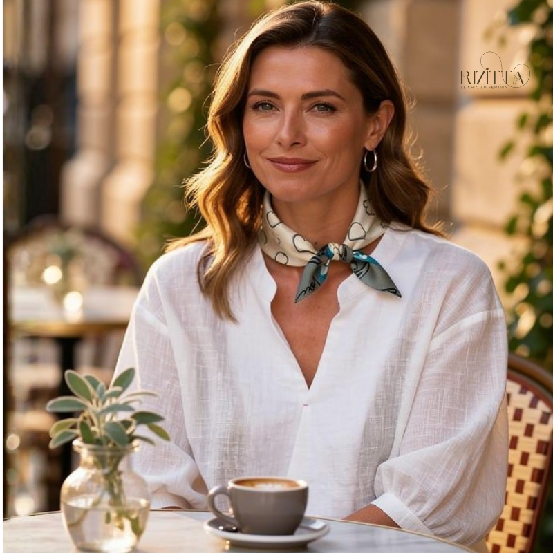 La Blouse Soline — L'Élégance Intemporelle en Lin et Coton