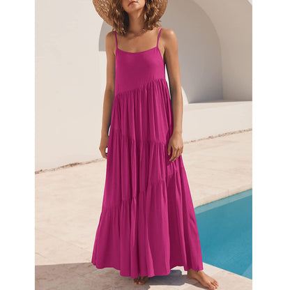 Robe Longue Fluide Asymétrique Sérénité