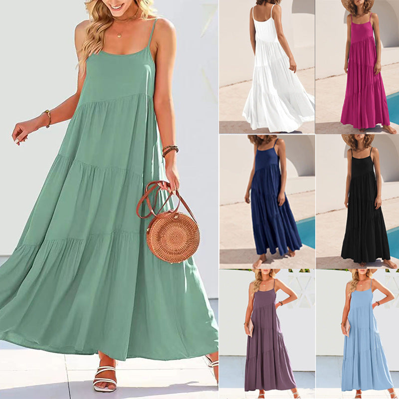 Robe Longue Fluide Asymétrique Sérénité