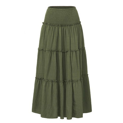 Jupe Longue Bohème Fluide "Éloïse" | Gaze de Coton Naturelle
