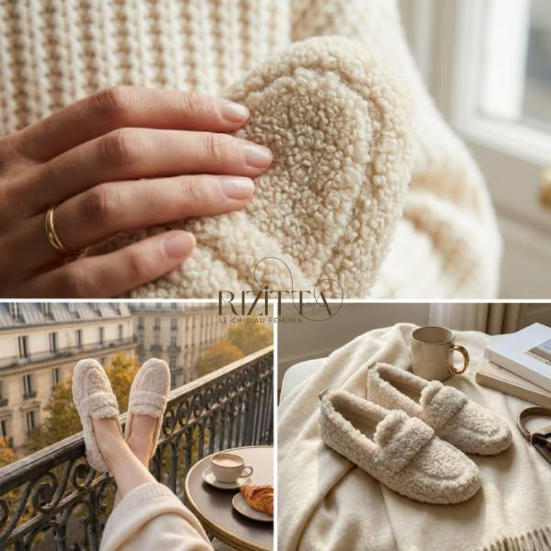 Mocassins Fourrés « Douceur de Paris » — L'Élégance Cocooning