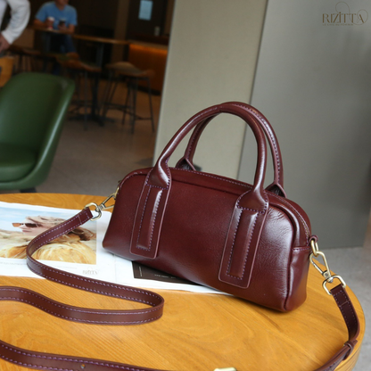 Sac Baguette KWICK — Cuir de Vachette Souple & Intemporel