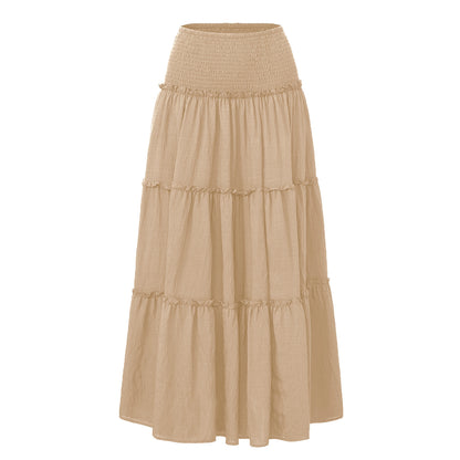 Jupe Longue Bohème Fluide "Éloïse" | Gaze de Coton Naturelle