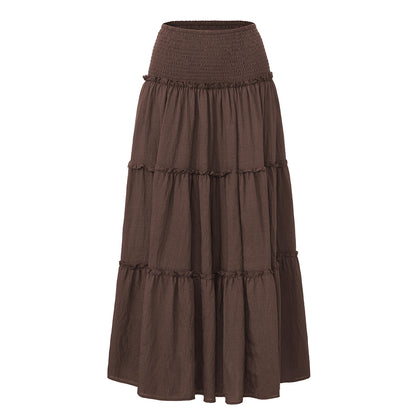 Jupe Longue Bohème Fluide "Éloïse" | Gaze de Coton Naturelle