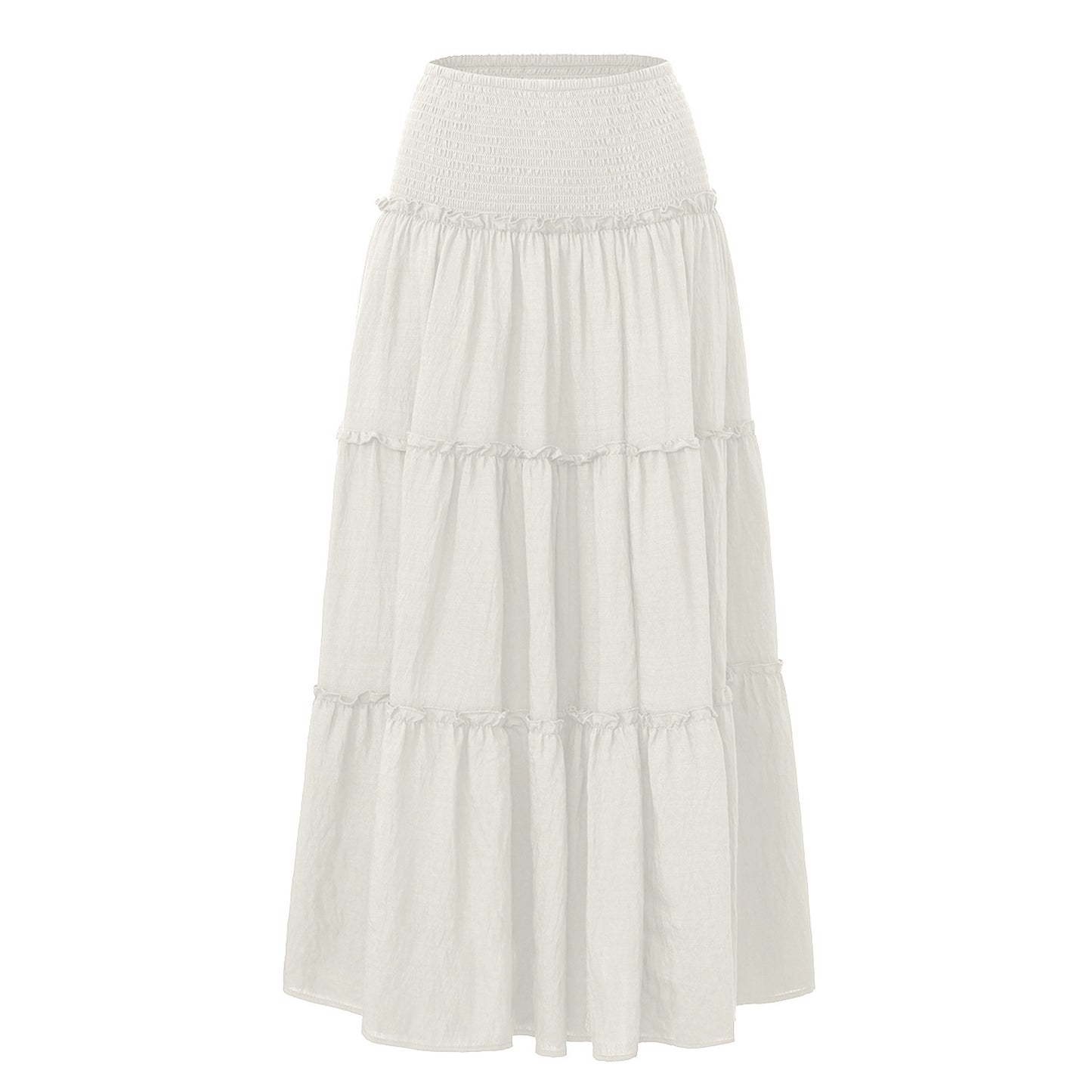 Jupe Longue Bohème Fluide "Éloïse" | Gaze de Coton Naturelle