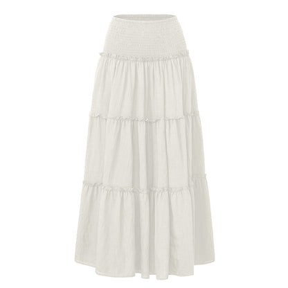 Jupe Longue Bohème Fluide "Éloïse" | Gaze de Coton Naturelle
