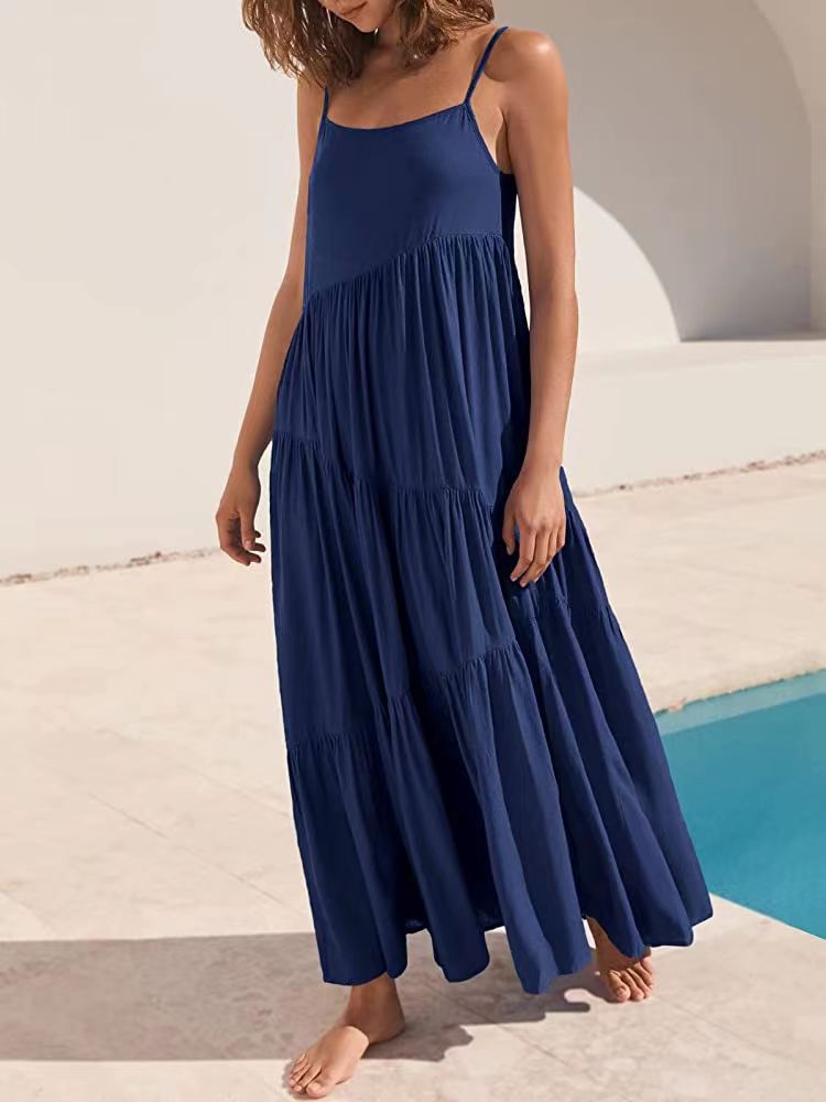 Robe Longue Fluide Asymétrique Sérénité