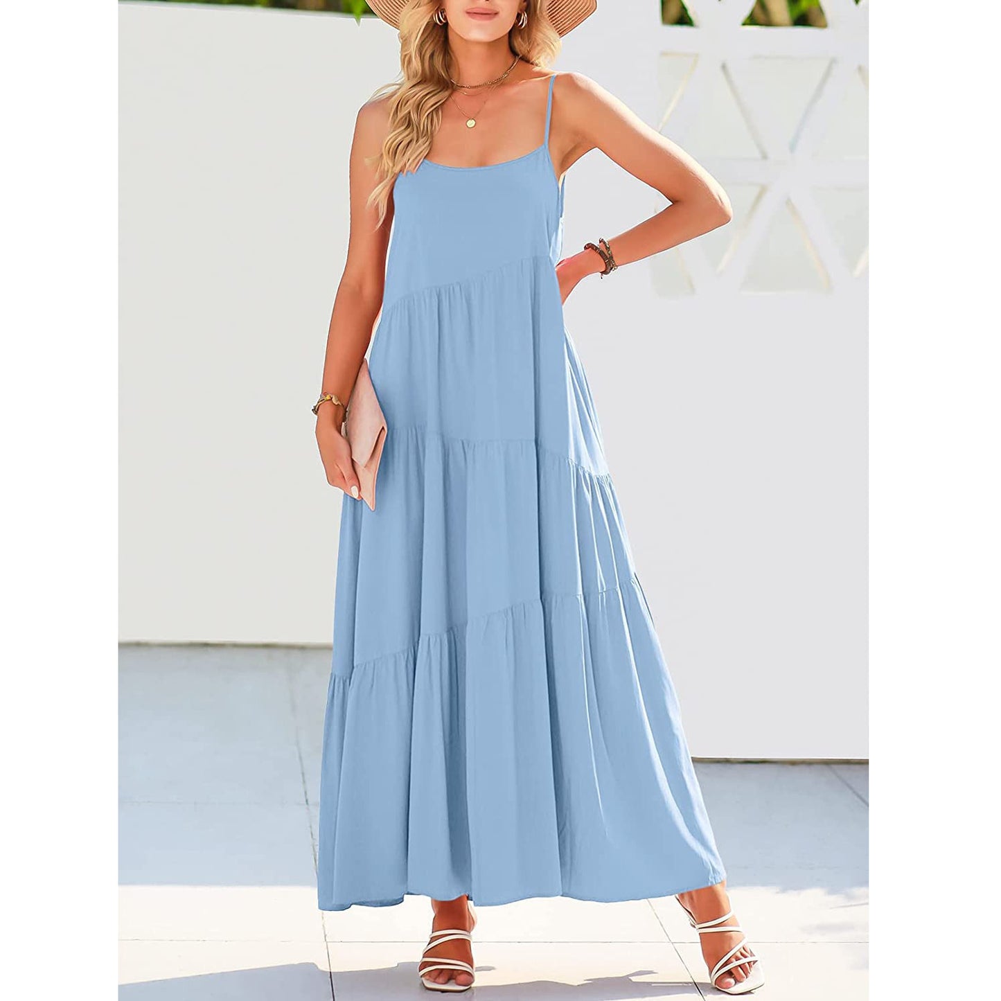 Robe Longue Fluide Asymétrique Sérénité