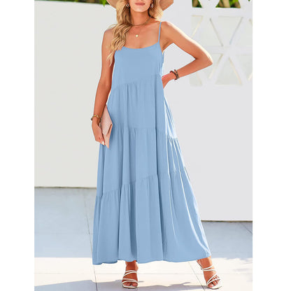 Robe Longue Fluide Asymétrique Sérénité